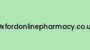 Oxfordonlinepharmacy.co.uk Coupon Codes
