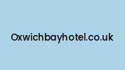 Oxwichbayhotel.co.uk Coupon Codes