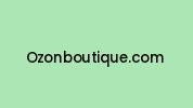 Ozonboutique.com Coupon Codes
