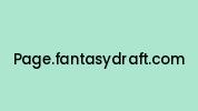 Page.fantasydraft.com Coupon Codes