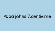 Papa-johns-7.centiv.me Coupon Codes