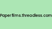 Paperfilms.threadless.com Coupon Codes