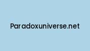 Paradoxuniverse.net Coupon Codes