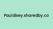 Pauldixey.sharedby.co Coupon Codes