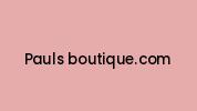 Pauls-boutique.com Coupon Codes