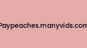 Paypeaches.manyvids.com Coupon Codes