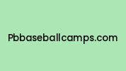 Pbbaseballcamps.com Coupon Codes