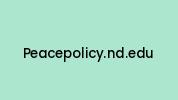 Peacepolicy.nd.edu Coupon Codes