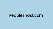Peopleshost.com Coupon Codes
