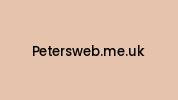 Petersweb.me.uk Coupon Codes