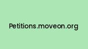 Petitions.moveon.org Coupon Codes