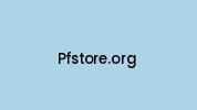 Pfstore.org Coupon Codes