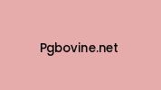 Pgbovine.net Coupon Codes