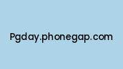 Pgday.phonegap.com Coupon Codes