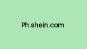 Ph.shein.com Coupon Codes