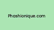 Phashionique.com Coupon Codes