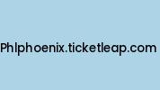 Phlphoenix.ticketleap.com Coupon Codes