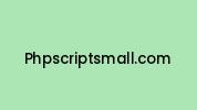 Phpscriptsmall.com Coupon Codes