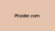 Phsider.com Coupon Codes