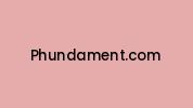 Phundament.com Coupon Codes