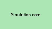 Pi-nutrition.com Coupon Codes