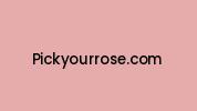Pickyourrose.com Coupon Codes