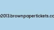 Pie2013.brownpapertickets.com Coupon Codes
