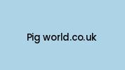 Pig-world.co.uk Coupon Codes