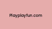 Playplayfun.com Coupon Codes