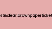 Pleasestandclear.brownpapertickets.com Coupon Codes
