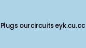 Plugs-ourcircuits-eyk.cu.cc Coupon Codes