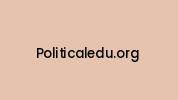 Politicaledu.org Coupon Codes