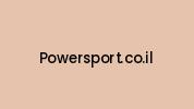 Powersport.co.il Coupon Codes