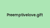 Preemptivelove.gift Coupon Codes