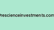 Prescienceinvestments.com Coupon Codes