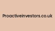 Proactiveinvestors.co.uk Coupon Codes