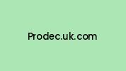 Prodec.uk.com Coupon Codes