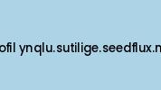 Profil-ynqlu.sutilige.seedflux.net Coupon Codes