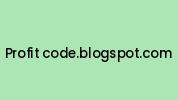 Profit-code.blogspot.com Coupon Codes