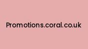Promotions.coral.co.uk Coupon Codes