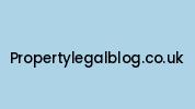 Propertylegalblog.co.uk Coupon Codes
