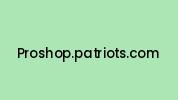 Proshop.patriots.com Coupon Codes