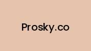 Prosky.co Coupon Codes