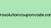 Prosolutioncouponcode.com Coupon Codes