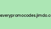 Prosverypromocodes.jimdo.com Coupon Codes