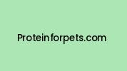 Proteinforpets.com Coupon Codes