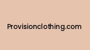 Provisionclothing.com Coupon Codes