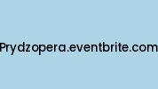 Prydzopera.eventbrite.com Coupon Codes