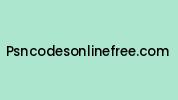 Psncodesonlinefree.com Coupon Codes