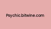 Psychic.bitwine.com Coupon Codes